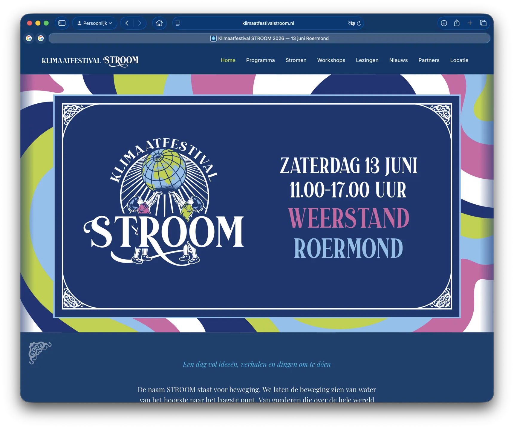 Project Klimaatfestival STROOM